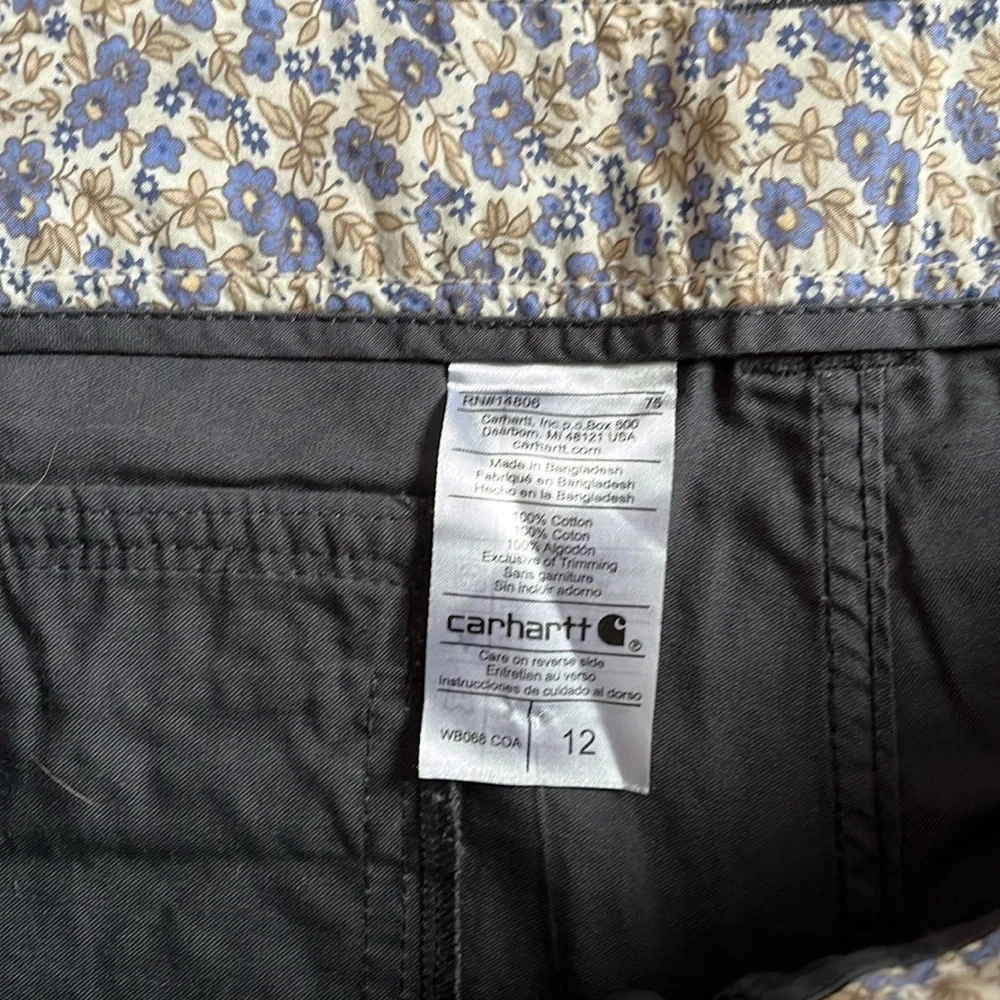 🆕 Carhartt cargo shorts, charcoal gray - Picture 2 of 4